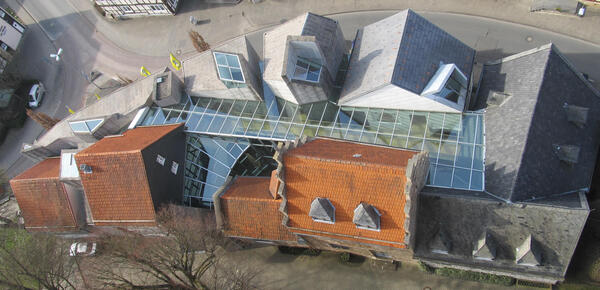 Bild vergrößern: Das Museum Korbach von oben